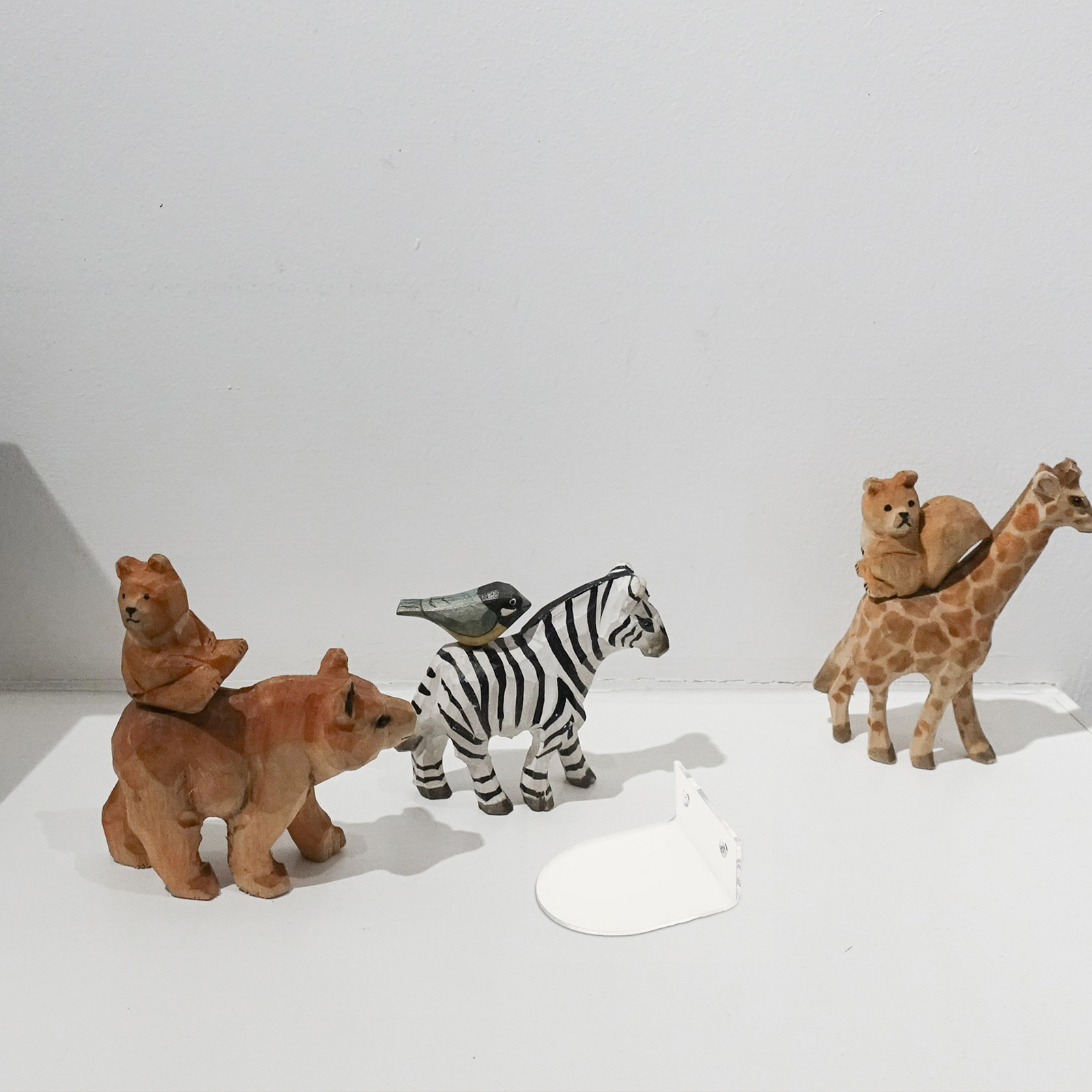 20Pcs Acrylic Clear Miniatures - Action Figure Stand ulasan dan harga