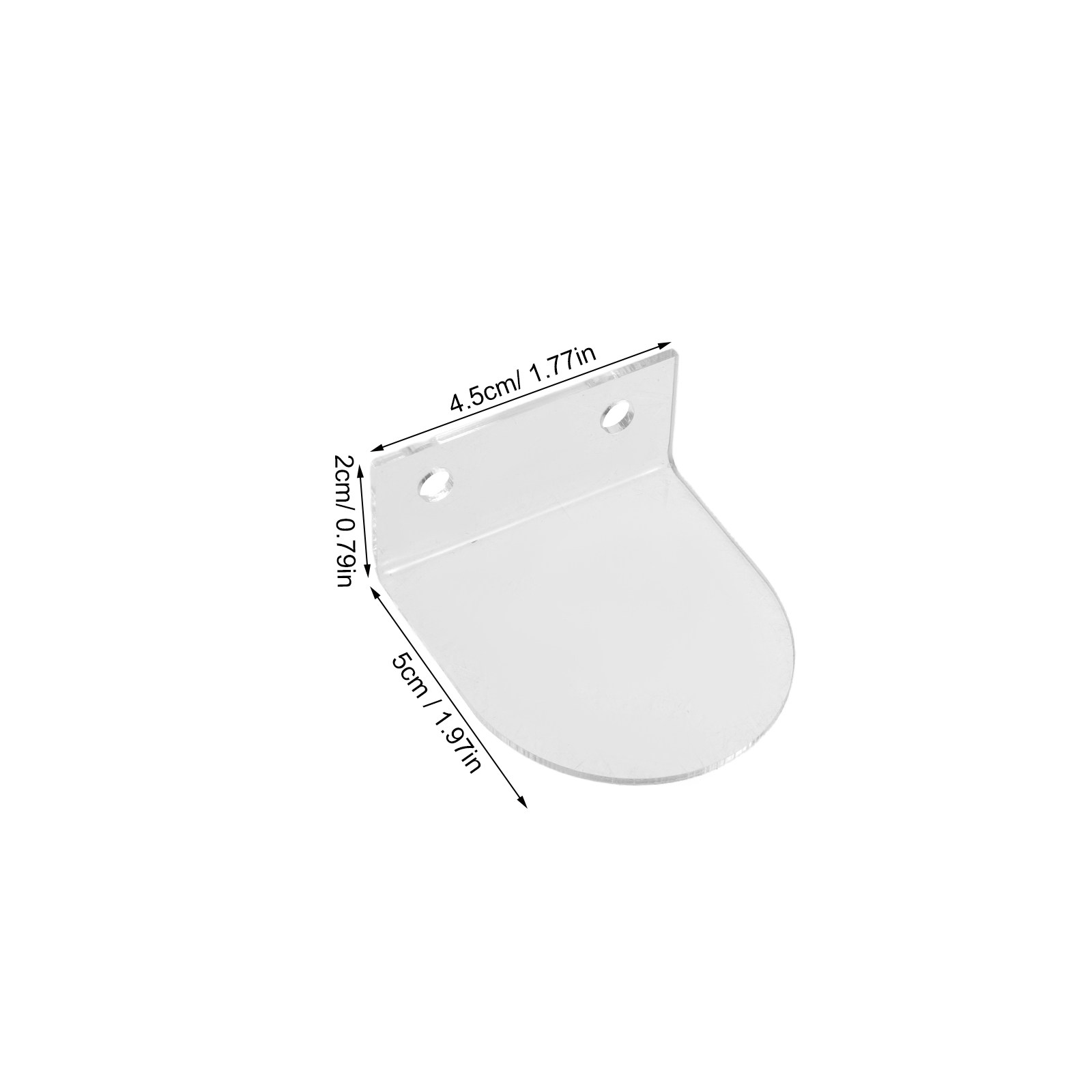 20Pcs Acrylic Clear Miniatures - Action Figure Stand ulasan dan harga