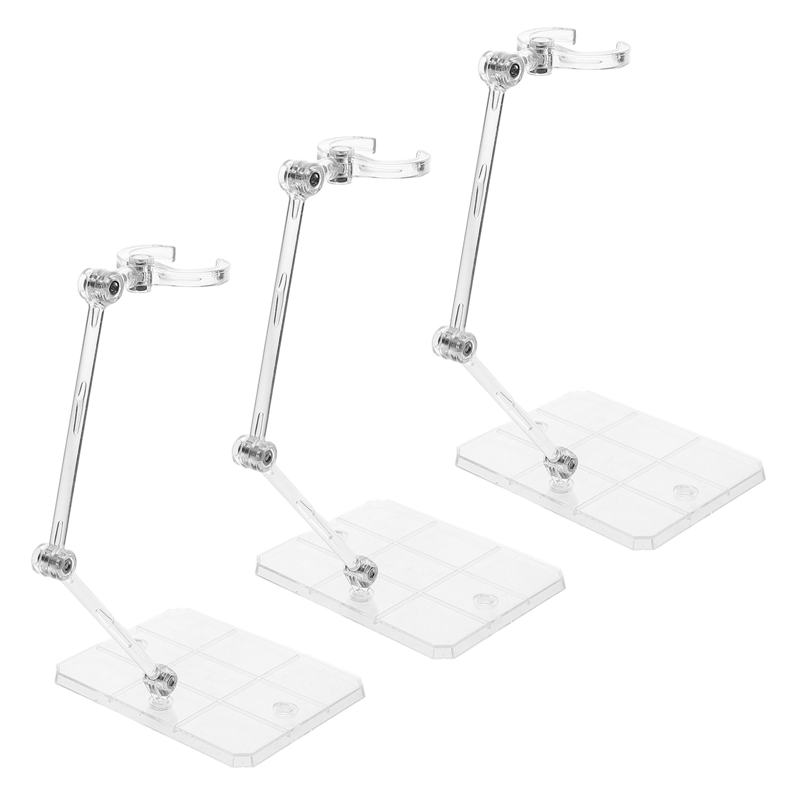 3Pcs Transparent Figure Suppor - Action Figure Stand ulasan dan harga